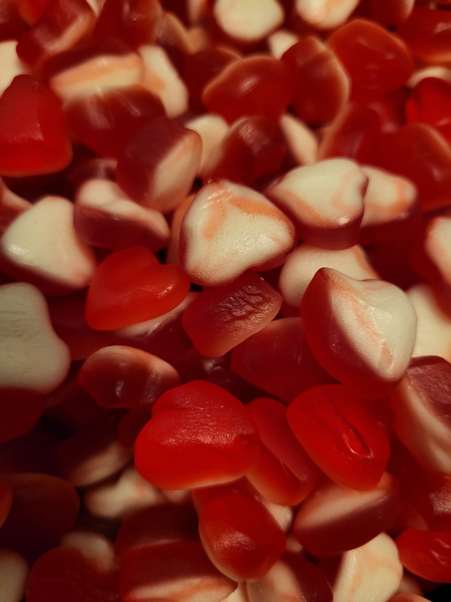 Mini cœur fraise-crème lisse (100g)