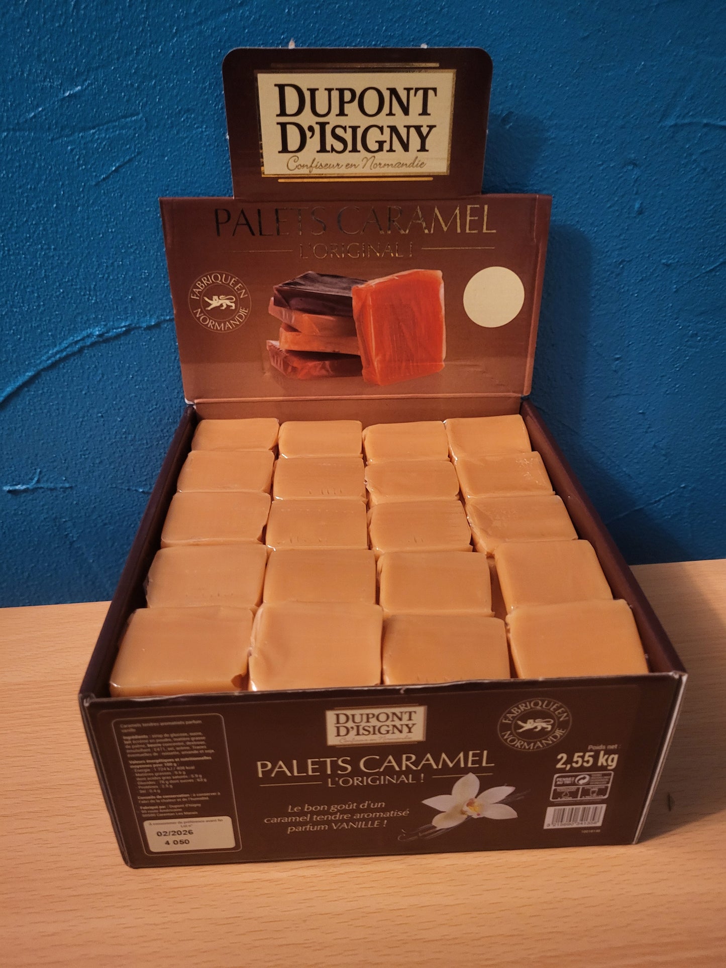 Palets de caramel : Vanille (x3)