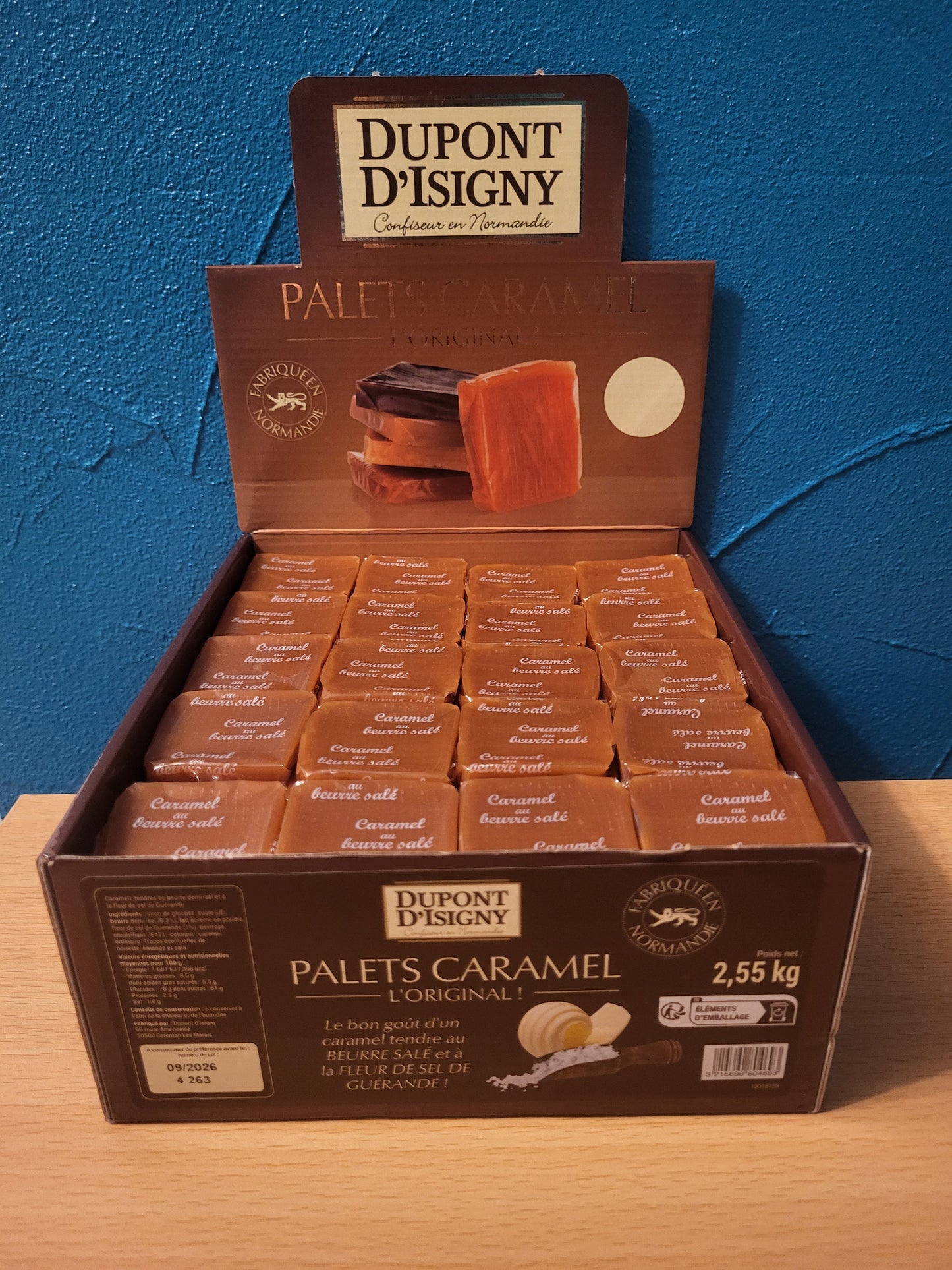 Palets de caramel : Beurre salé (x3)