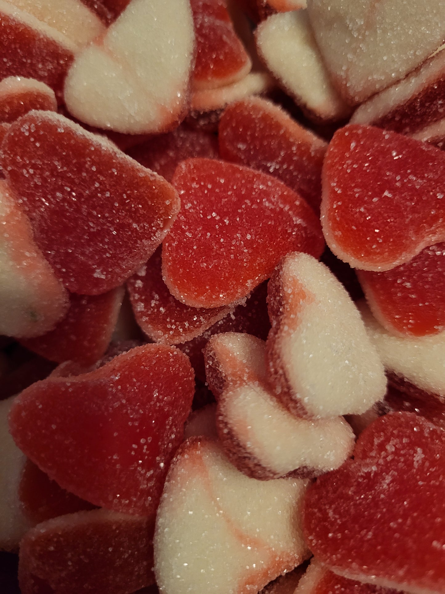 Grand cœur sucrées fraise (100g)