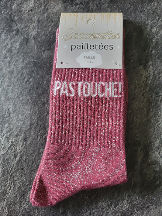 Chaussette Pas touche