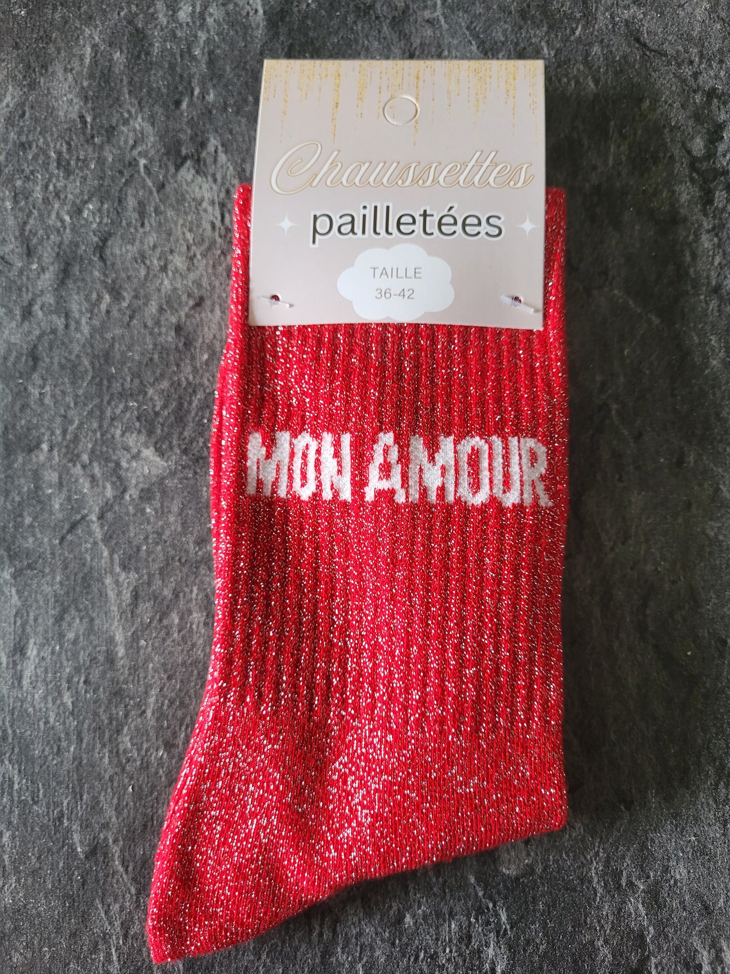 Chaussette Mon amour