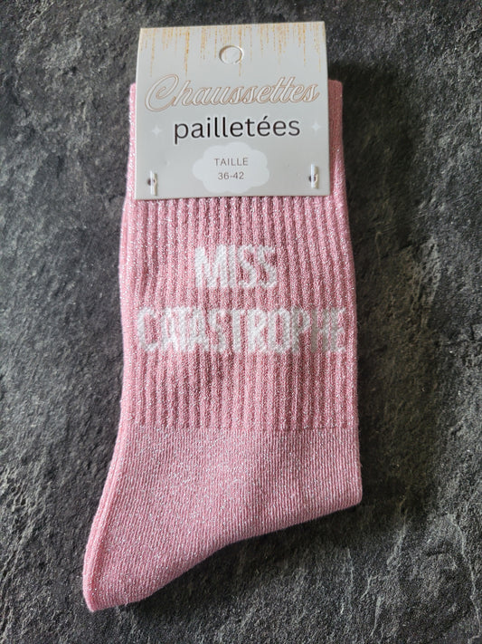 Chaussette Miss Catastrophe